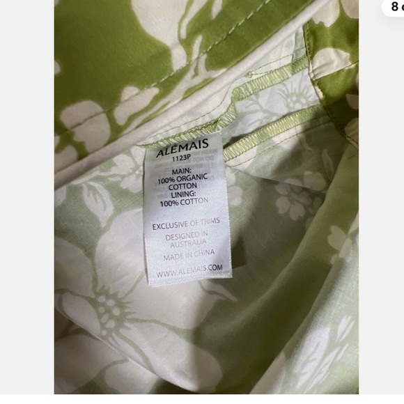 Alemais Leisa Floral Cotton Wide-Leg Shorts UK 4/US 0 NWT - Picture 4 of 11